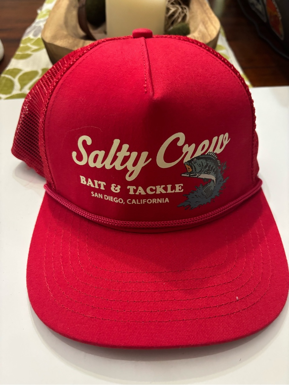 Salty Crew Bait & Tackle cap NWT